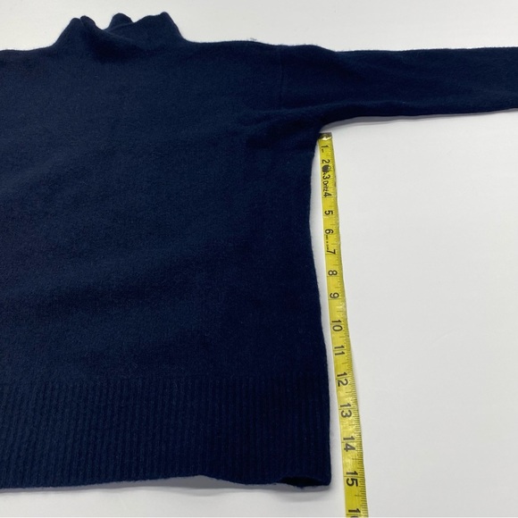 Scotch & Soda Women’s Navy Wool/Cashmere Mock Neck Sweater S LUXURIOUS - Picture 9 of 13